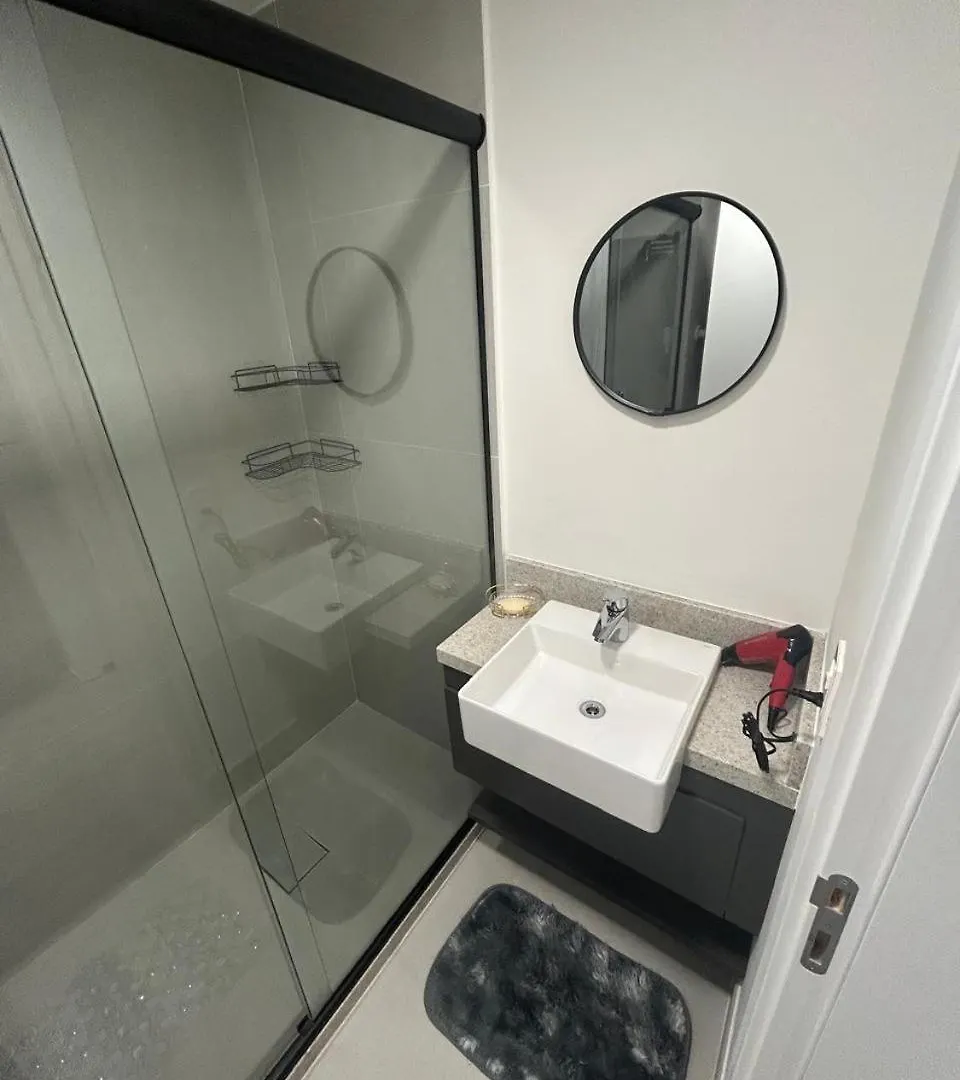 公寓 Skyline Porto Alegre - Apartamento Mobiliado Com Wi-Fi E Academia No Condominio 巴西